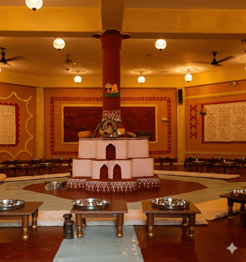 The Chowki traditional Rajasthani dining